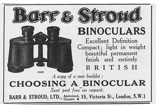 Barr stroud binoculars - &,